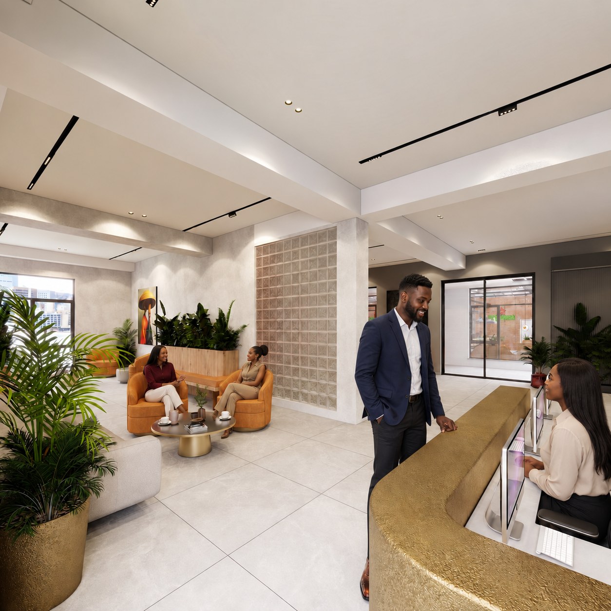 Lobby lounge