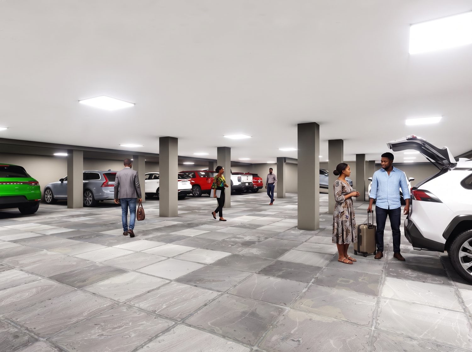 Basement parking