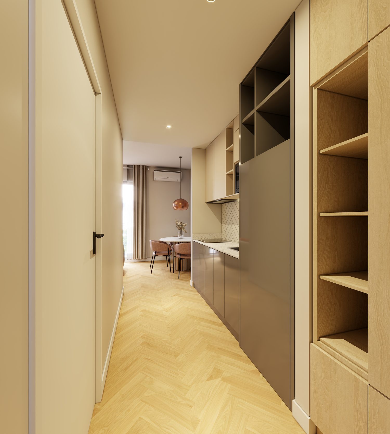 Hallway & storage