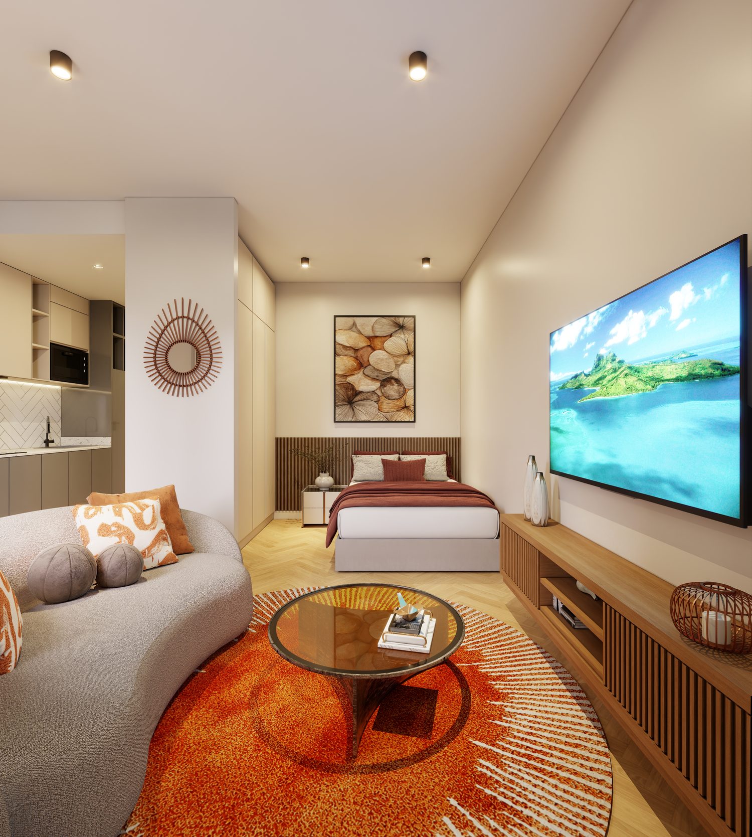 Living & TV wall